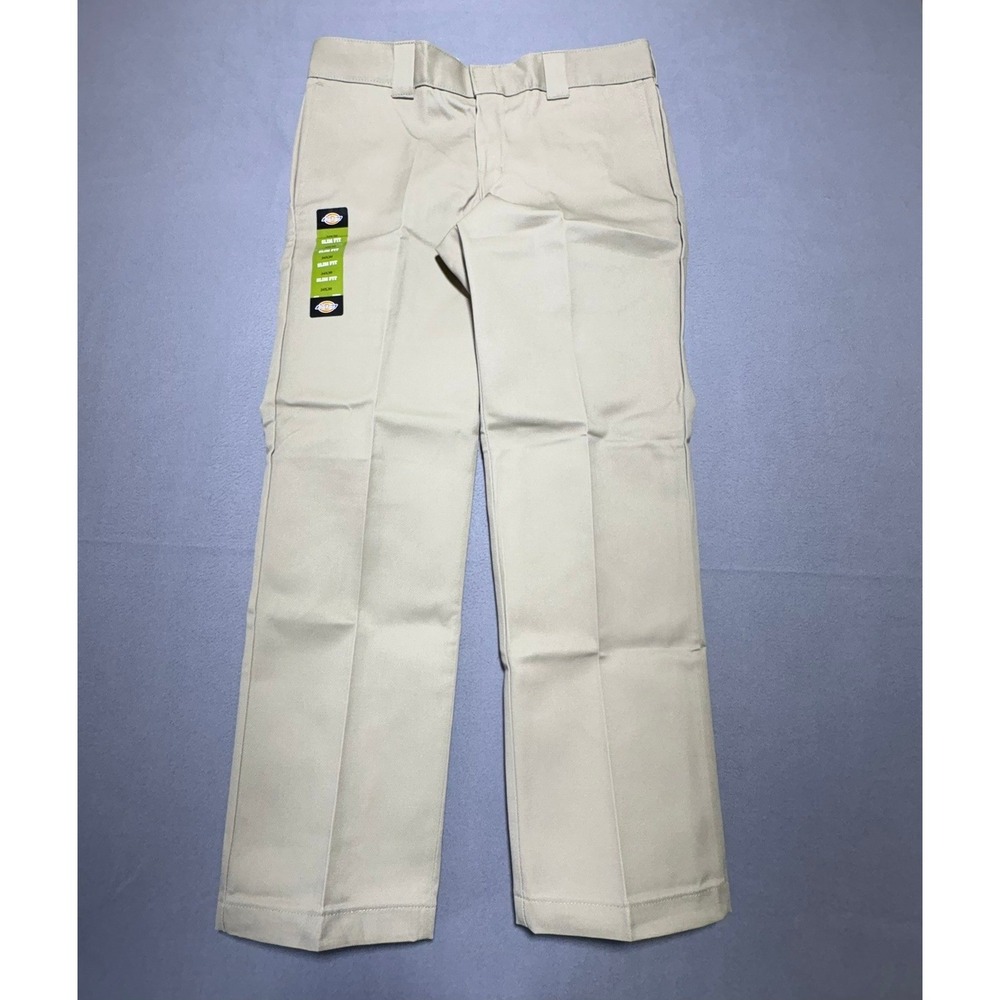 Dickies WP873KH Slim Fit Straight Leg Work Pants Khaki 34x30 NEW